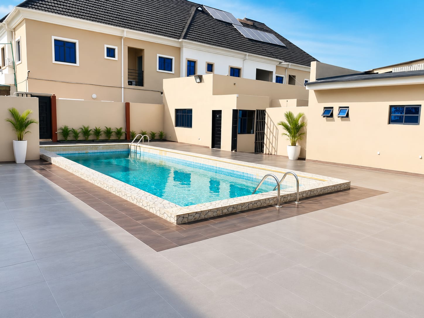 Outdoor swimming pool